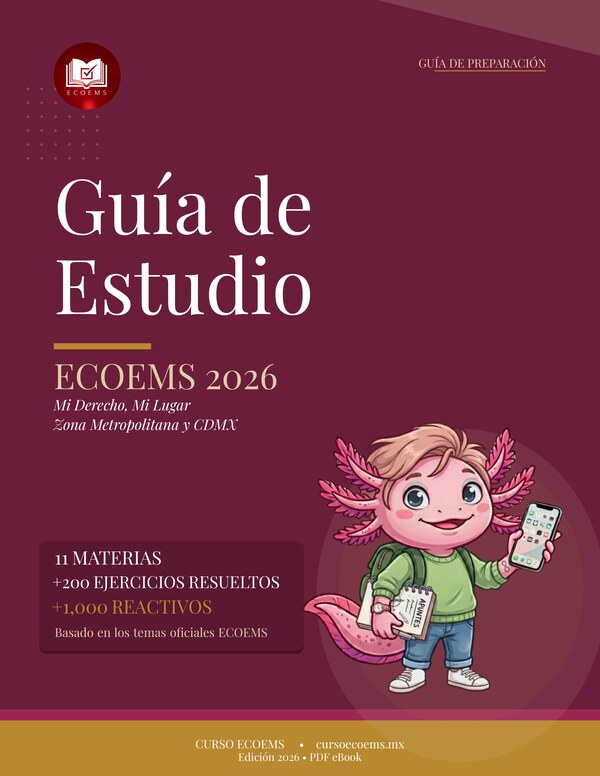 Portada de la Guía de Estudio ECOEMS 2026